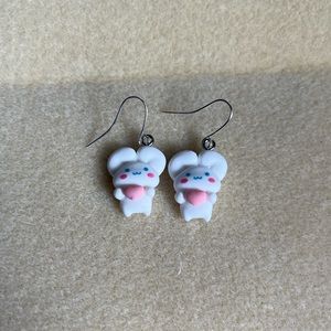 *3 for $20* Sanrio Cinnamoroll Holding Heart Earrings